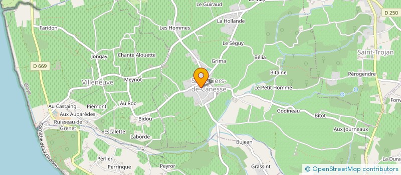 localisation de l'entreprise MADAME STEPHANIE POTIER  BAYON-SUR-GIRONDE