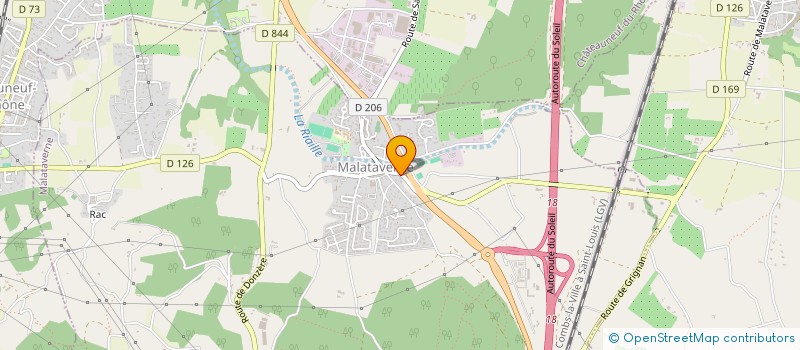 localisation de l'entreprise MADAME STEPHANIE POUTHE  MALATAVERNE