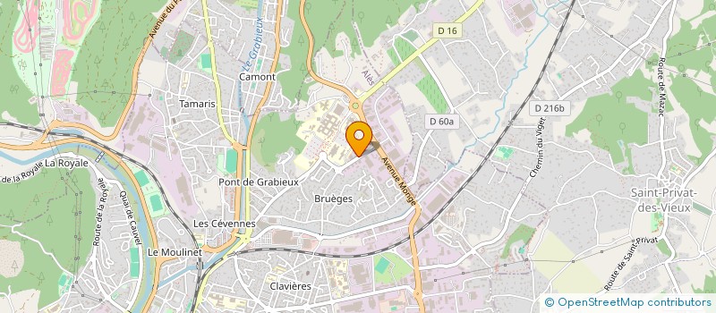 localisation de l'entreprise MADAME STEPHANIE POUZOL  ALES