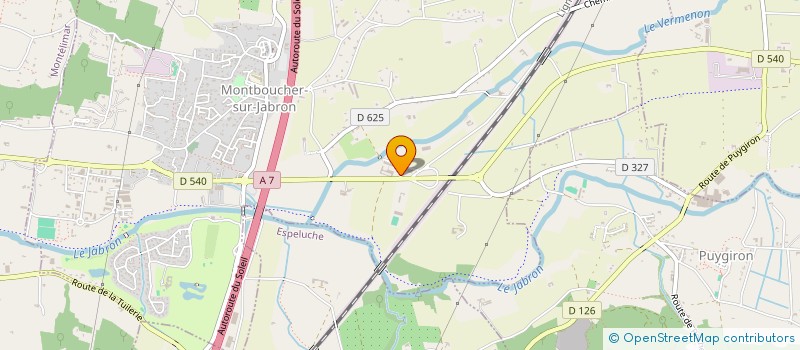 localisation de l'entreprise MADAME STEPHANIE POUZOL  MONTBOUCHER-SUR-JABRON