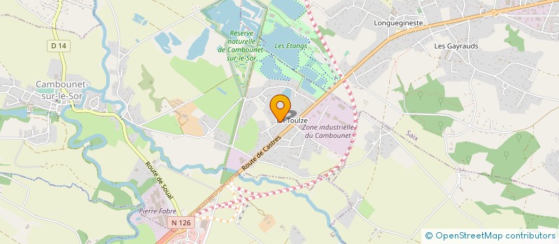 localisation de l'entreprise MADAME STEPHANIE PRADEL à CAMBOUNET-SUR-LE-SOR