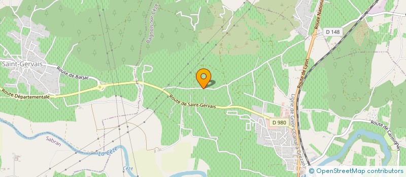 localisation de l'entreprise MADAME STEPHANIE PRADON à BAGNOLS-SUR-CEZE