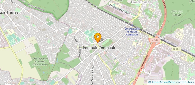 localisation de l'entreprise MADAME STEPHANIE PREISACH à PONTAULT-COMBAULT