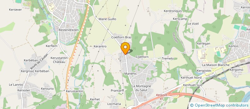 localisation de l'entreprise MADAME STEPHANIE PRESTAT à CAUDAN