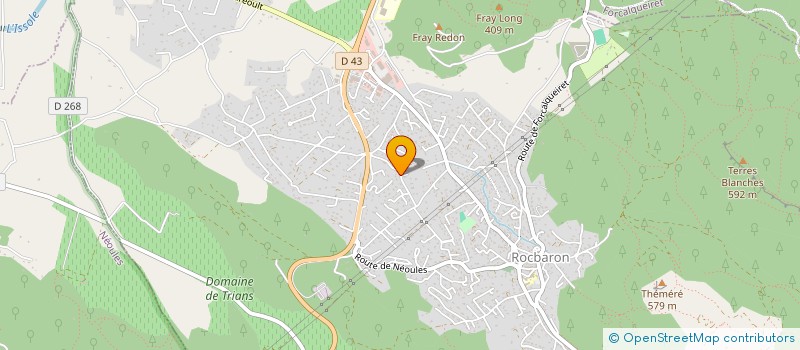 localisation de l'entreprise MADAME STEPHANIE PREVEL  ROCBARON