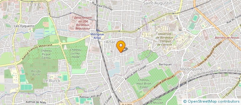 localisation de l'entreprise MADAME STEPHANIE PRIVAT  MERIGNAC