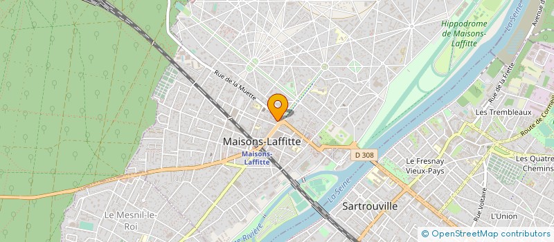 localisation de l'entreprise MADAME STEPHANIE PROCACCIA  MAISONS-LAFFITTE