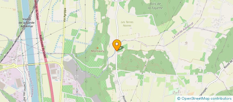 localisation de l'entreprise MADAME STEPHANIE PROUST  SAINT-PAUL-TROIS-CHATEAUX