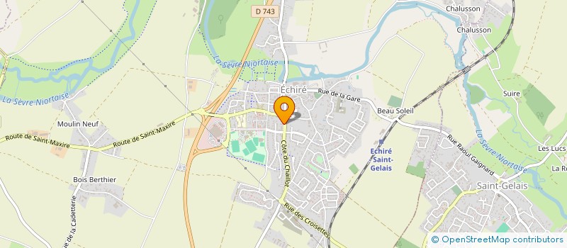 localisation de l'entreprise MADAME STEPHANIE PROUST  ECHIRE