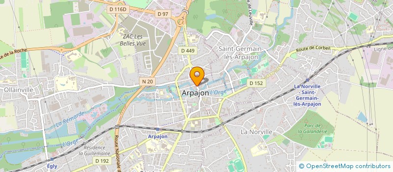 localisation de l'entreprise MADAME STEPHANIE PRUDENT à ARPAJON