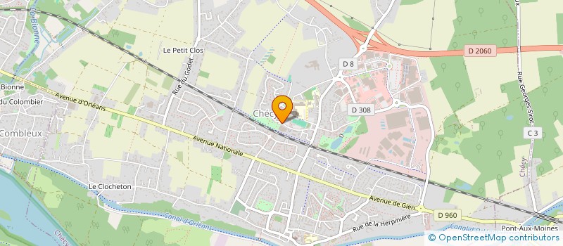 localisation de l'entreprise MADAME STEPHANIE PRUVOST à CHECY