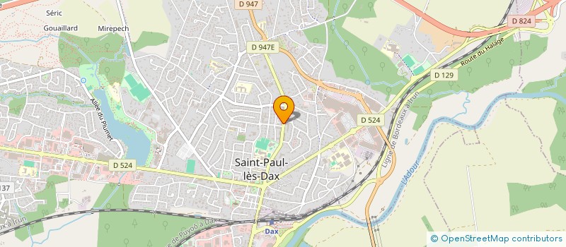 localisation de l'entreprise MADAME STEPHANIE PYROT  SAINT-PAUL-LES-DAX