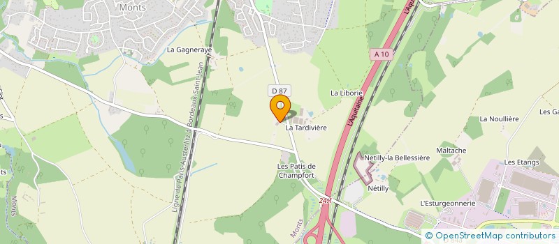 localisation de l'entreprise MADAME STEPHANIE QUENNEHEN  CHAMBRAY-LES-TOURS