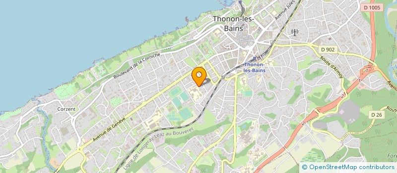 localisation de l'entreprise MADAME STEPHANIE QUENTIN à THONON-LES-BAINS