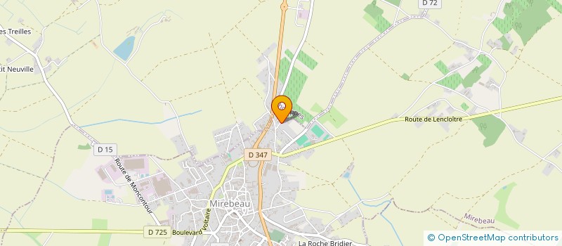 localisation de l'entreprise MADAME STEPHANIE QUILLAY  MIREBEAU