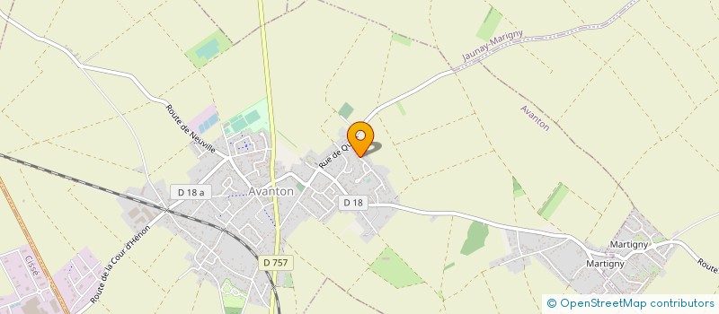 localisation de l'entreprise MADAME STEPHANIE QUINTARD  AVANTON