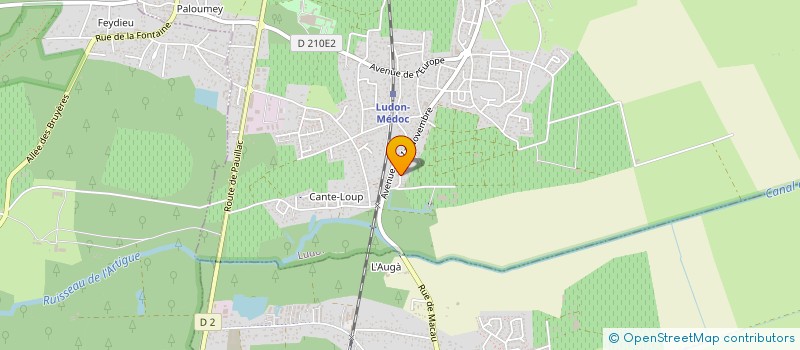 localisation de l'entreprise MADAME STEPHANIE RABILLER  LUDON-MEDOC