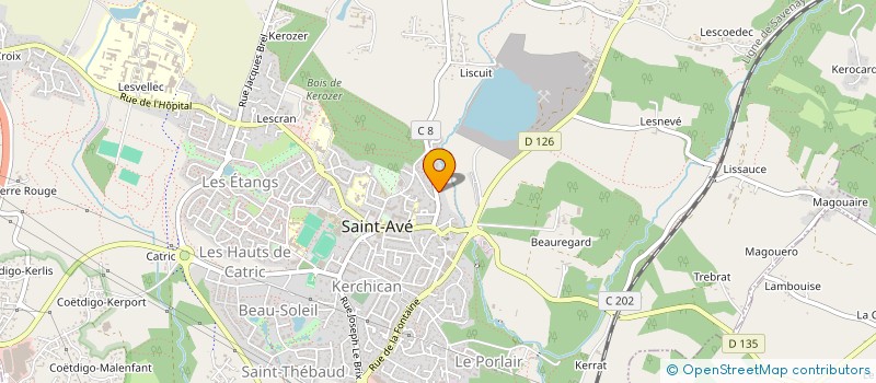 localisation de l'entreprise MADAME STEPHANIE RACT-MADOUX  SAINT-AVE