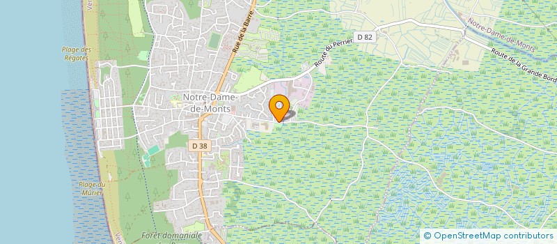 localisation de l'entreprise MADAME STEPHANIE RADULPH  NOTRE-DAME-DE-MONTS