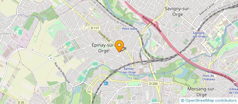 localisation de l'entreprise MADAME STEPHANIE RADUX à EPINAY-SUR-ORGE