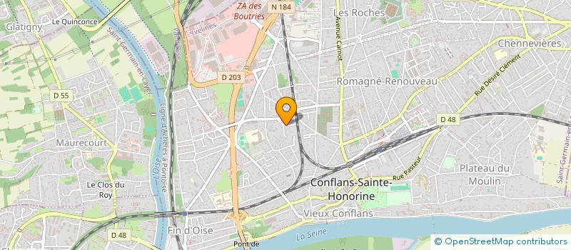 localisation de l'entreprise MADAME STEPHANIE RAES  CONFLANS-SAINTE-HONORINE