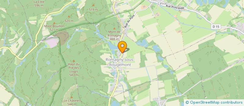 localisation de l'entreprise MADAME STEPHANIE RAIMBAUD à ROMAGNY-SOUS-ROUGEMONT