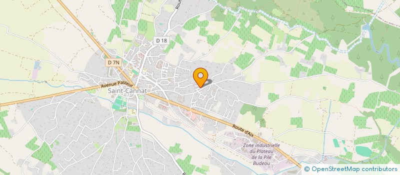 localisation de l'entreprise MADAME STEPHANIE RAIMONDO  SAINT-CANNAT