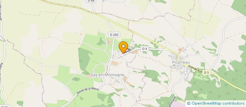 localisation de l'entreprise MADAME STEPHANIE RAPONE  FAY-EN-MONTAGNE