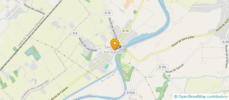 localisation de l'entreprise MADAME STEPHANIE RASCAGNERES  SAINT-JULIEN-SUR-GARONNE