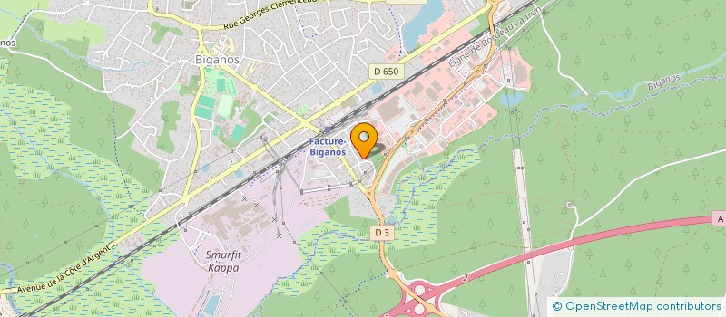 localisation de l'entreprise MADAME STEPHANIE RATEAU  BIGANOS