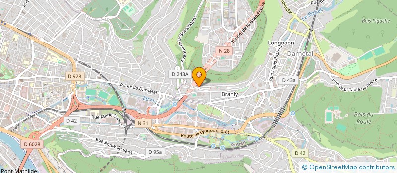 localisation de l'entreprise MADAME STEPHANIE RATSIMBAZAFY  DARNETAL