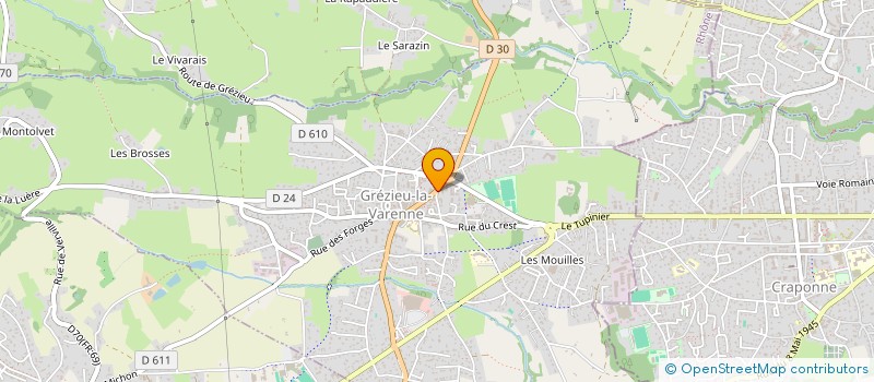 localisation de l'entreprise MADAME STEPHANIE RAVELLA  CRAPONNE