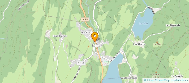 localisation de l'entreprise MADAME STEPHANIE RAYOT  LAFFREY