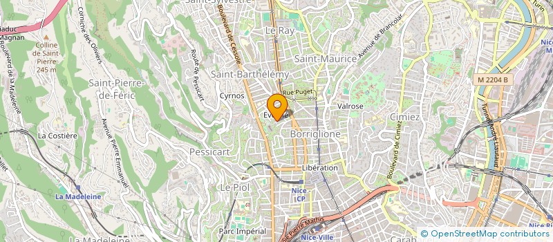 localisation de l'entreprise MADAME STEPHANIE REAL à NICE
