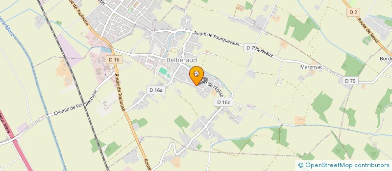 localisation de l'entreprise MADAME STEPHANIE REBOUL  BELBERAUD