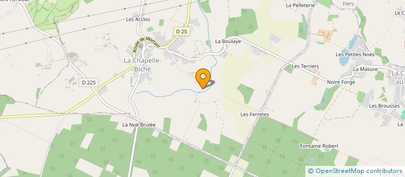 localisation de l'entreprise MADAME STEPHANIE REBUFFE à LA CHAPELLE-BICHE