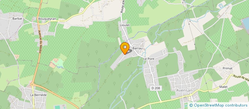 localisation de l'entreprise MADAME STEPHANIE RECLUS  AVENSAN