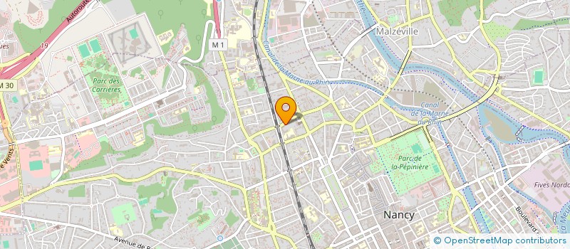 localisation de l'entreprise MADAME STEPHANIE REINBERGER  NANCY