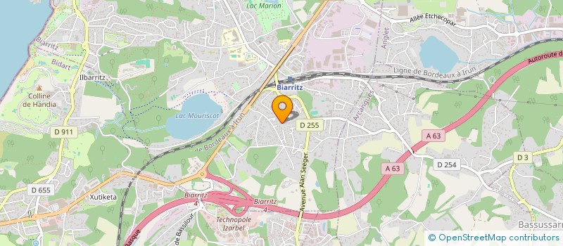 localisation de l'entreprise MADAME STEPHANIE REINE à BIARRITZ
