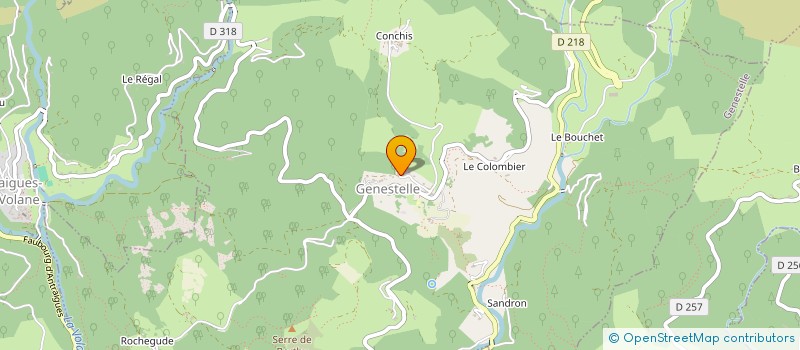 localisation de l'entreprise MADAME STEPHANIE REIX  GENESTELLE