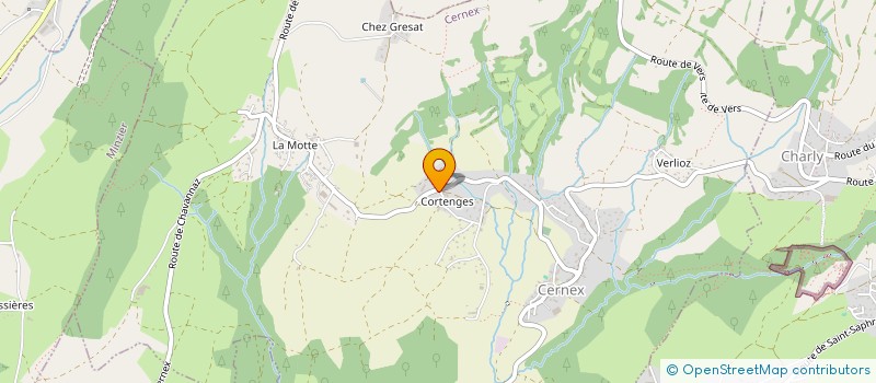 localisation de l'entreprise MADAME STEPHANIE RENAUD  CERNEX