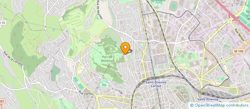 localisation de l'entreprise MADAME STEPHANIE-RENEE MARTIN  SAINT-ETIENNE