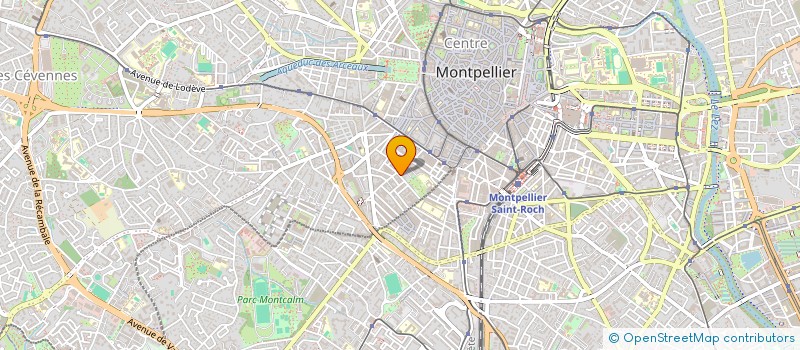 localisation de l'entreprise MADAME STEPHANIE RESPAUD à MONTPELLIER