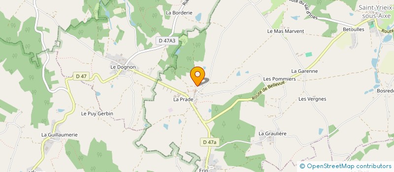 localisation de l'entreprise MADAME STEPHANIE RESTOIN à SAINT-YRIEIX-SOUS-AIXE