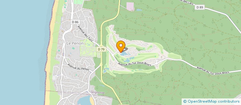 localisation de l'entreprise MADAME STEPHANIE REVERDY  SEIGNOSSE