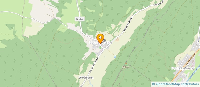 localisation de l'entreprise MADAME STEPHANIE REVIL  BONNEFONTAINE