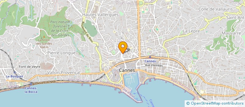 localisation de l'entreprise MADAME STEPHANIE REVOLLON à CANNES