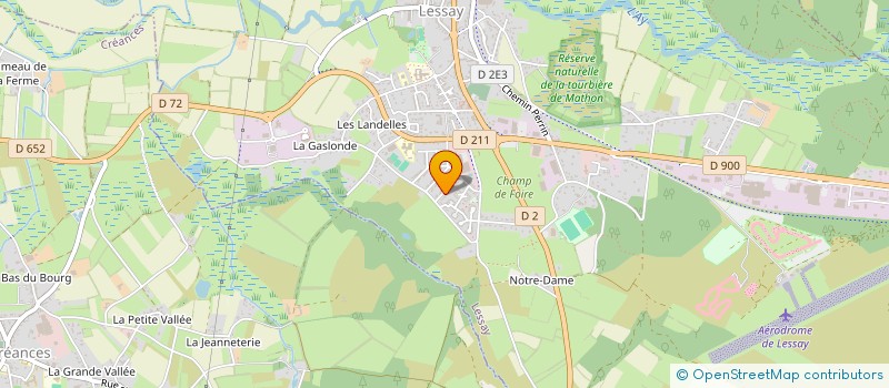 localisation de l'entreprise MADAME STEPHANIE REY  LESSAY