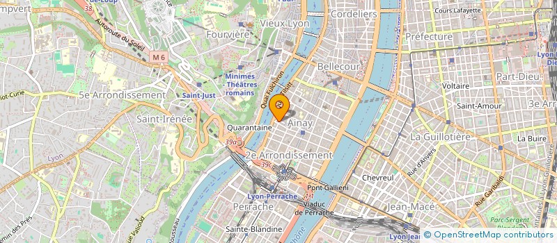 localisation de l'entreprise MADAME STEPHANIE REY à LYON