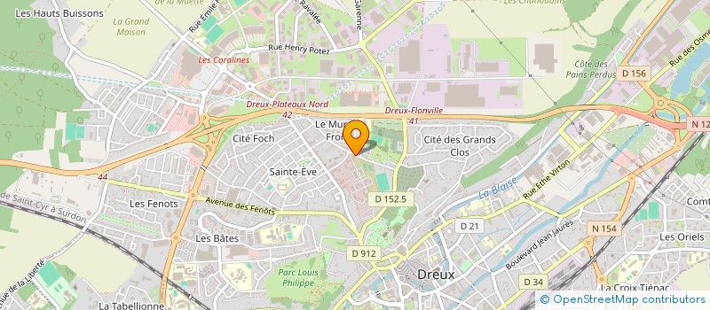 localisation de l'entreprise MADAME STEPHANIE REYNAUD à DREUX